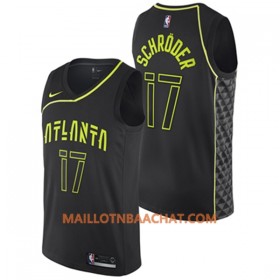Maillot NBA Atlanta Hawks Dennis Schroder 17 Nike City Edition Swingman - Homme